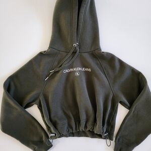 Calvin Klein Jeans Olive Green Hoodie